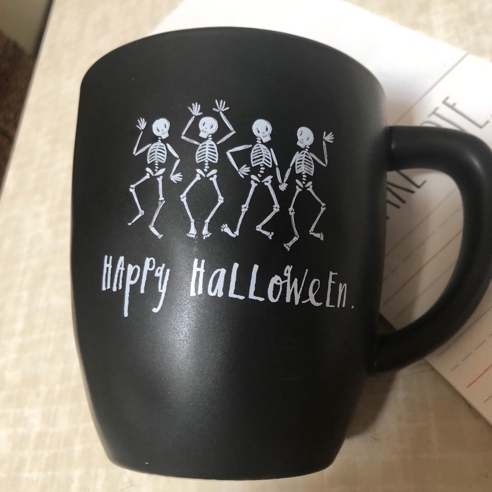 Rae Dunn black Mug Happy Halloween